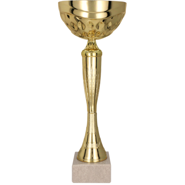 9059  Puchar metalowy złoty